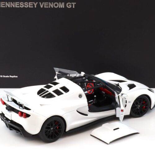 1:18 AUTOart Hennessey Venom GT Spyder 2010 white Die-Cast 75404