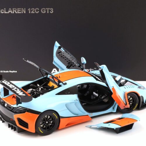 1:18 AUTOart McLAREN 12C GT3 Coupe blue/ orange 81343