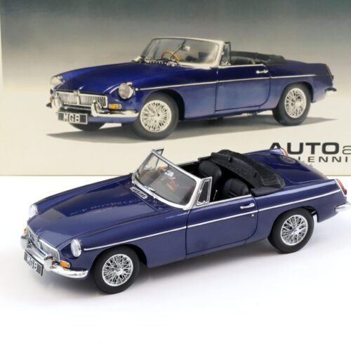 1:18 AUTOart MGB Roadster MK II Pageant 1969 blue metallic 76611
