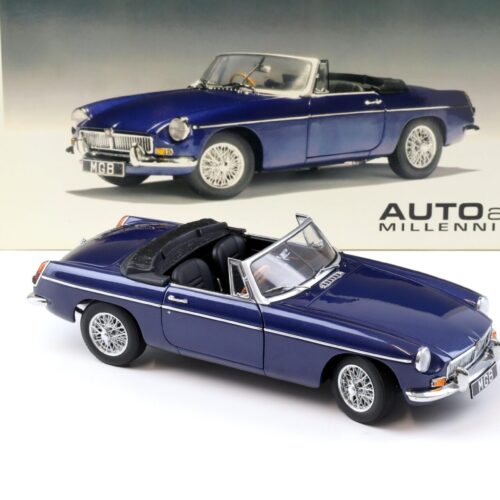 1:18 AUTOart MGB Roadster MK II Pageant 1969 blue metallic 76611