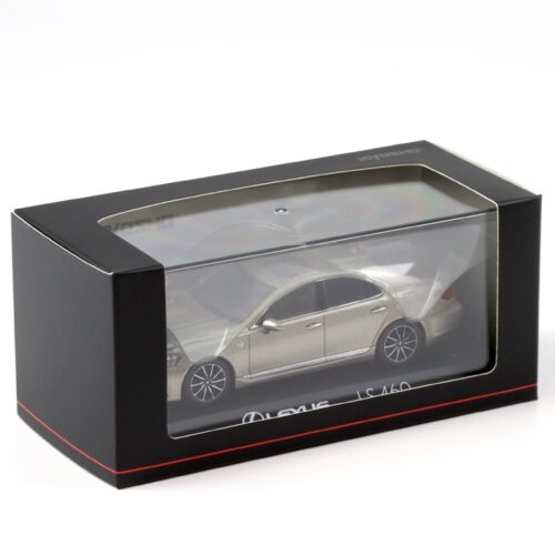 1:43 Kyosho Lexus LS460 F Sport Limousine Sonic Titanium 03659T