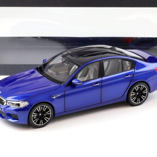 1:18 Norev BMW M5 F90 Limousine Marina Bay blue 2018 DEALER VERSION