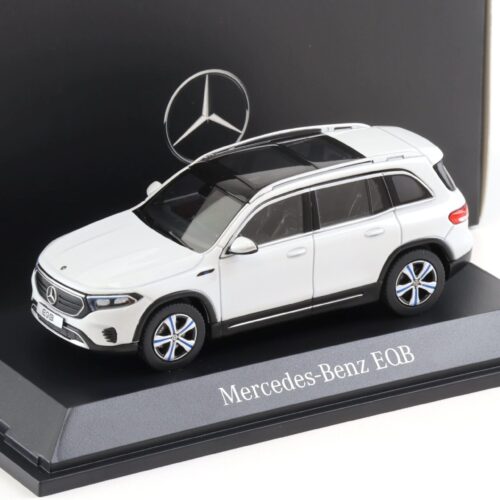 1:43 Herpa Mercedes EQB 2021 digital white DEALER VERSION