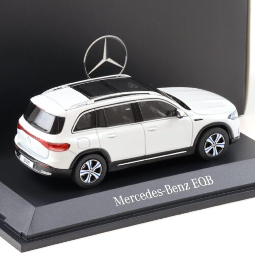 1:43 Herpa Mercedes EQB 2021 digital white DEALER VERSION