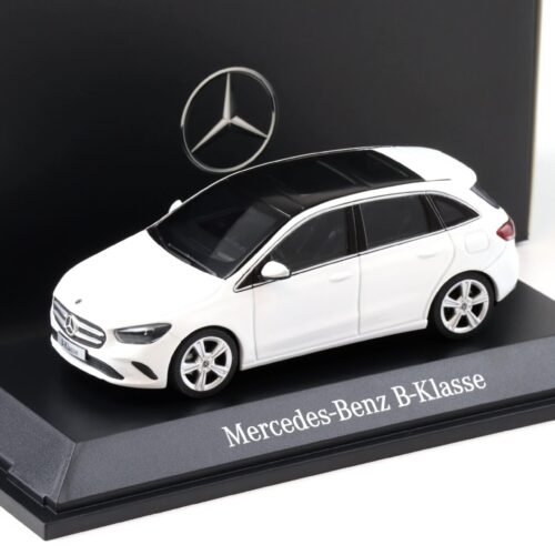 1:43 Herpa Mercedes B-Klasse W247 Polar white DEALER VERSION