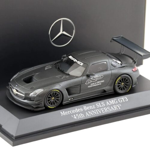 1:43 Minichamps Mercedes SLS AMG GT3 45th Anniversary black DEALER VERSION