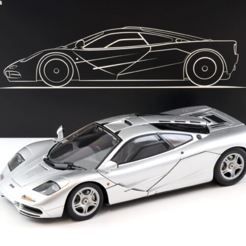 1:18 LCD Models McLaren F1 Road Car silver metallic 1995 LCD18014-SI