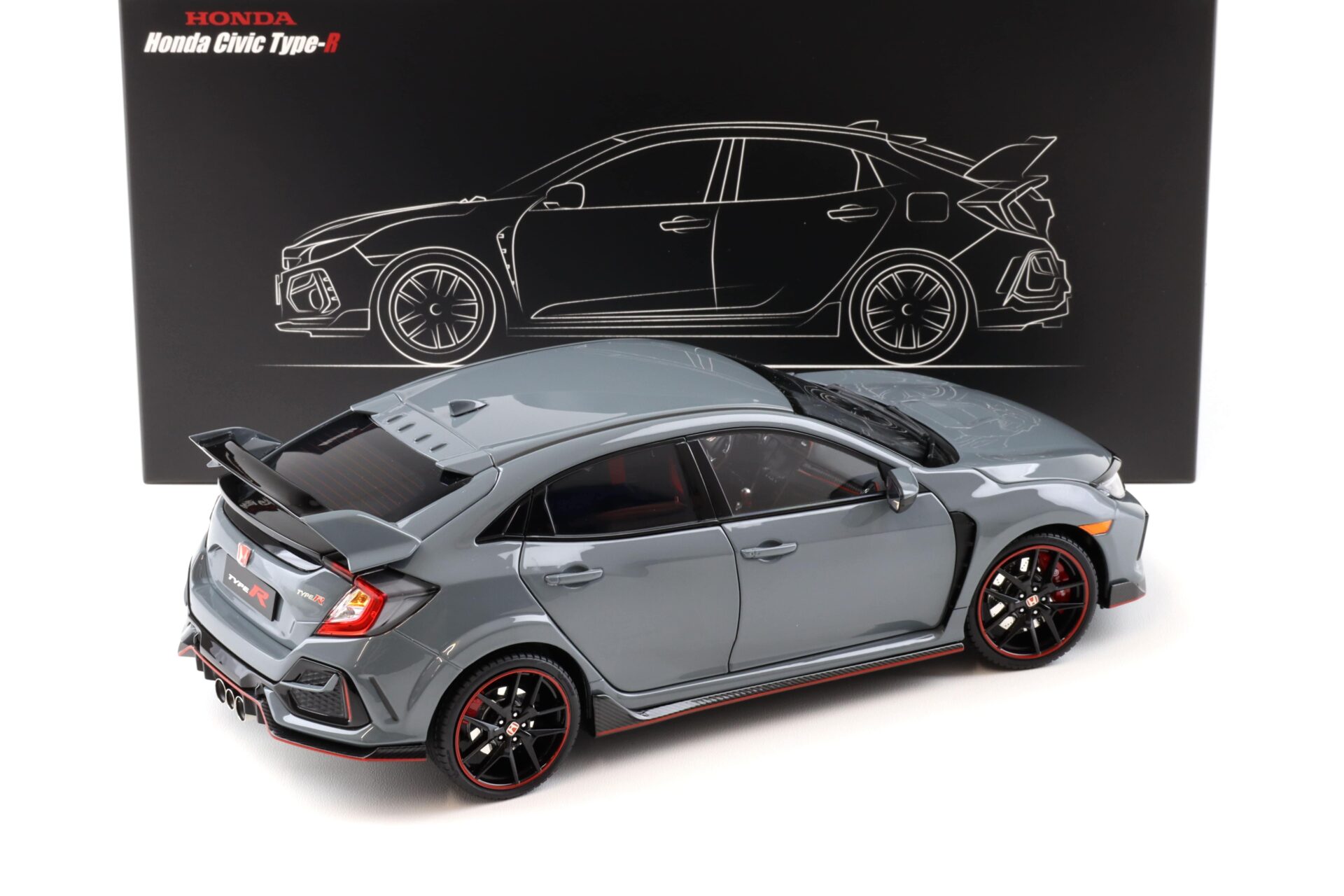 1:18 LCD Models Honda Civic Type-R FK8 Cement grey 2020 LCD18005B-GR