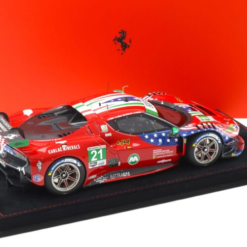 1:18 BBR Ferrari 296 GT3 #21 - 24h Daytona 2024 Mann/ Molina/Cozzolino/Heriau - Limited 99 pcs.