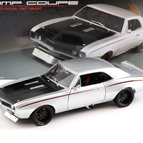 1:18 GMP 1967 Chevrolet Camaro Street Fighter Comp Coupe silver/ black
