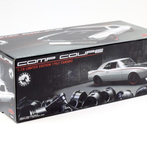 1:18 GMP 1967 Chevrolet Camaro Street Fighter Comp Coupe silver/ black