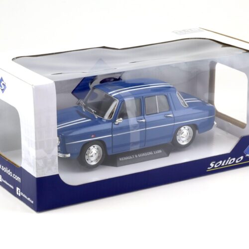 1:18 Solido Renault 8 Gordini 1100 blue/white 1967