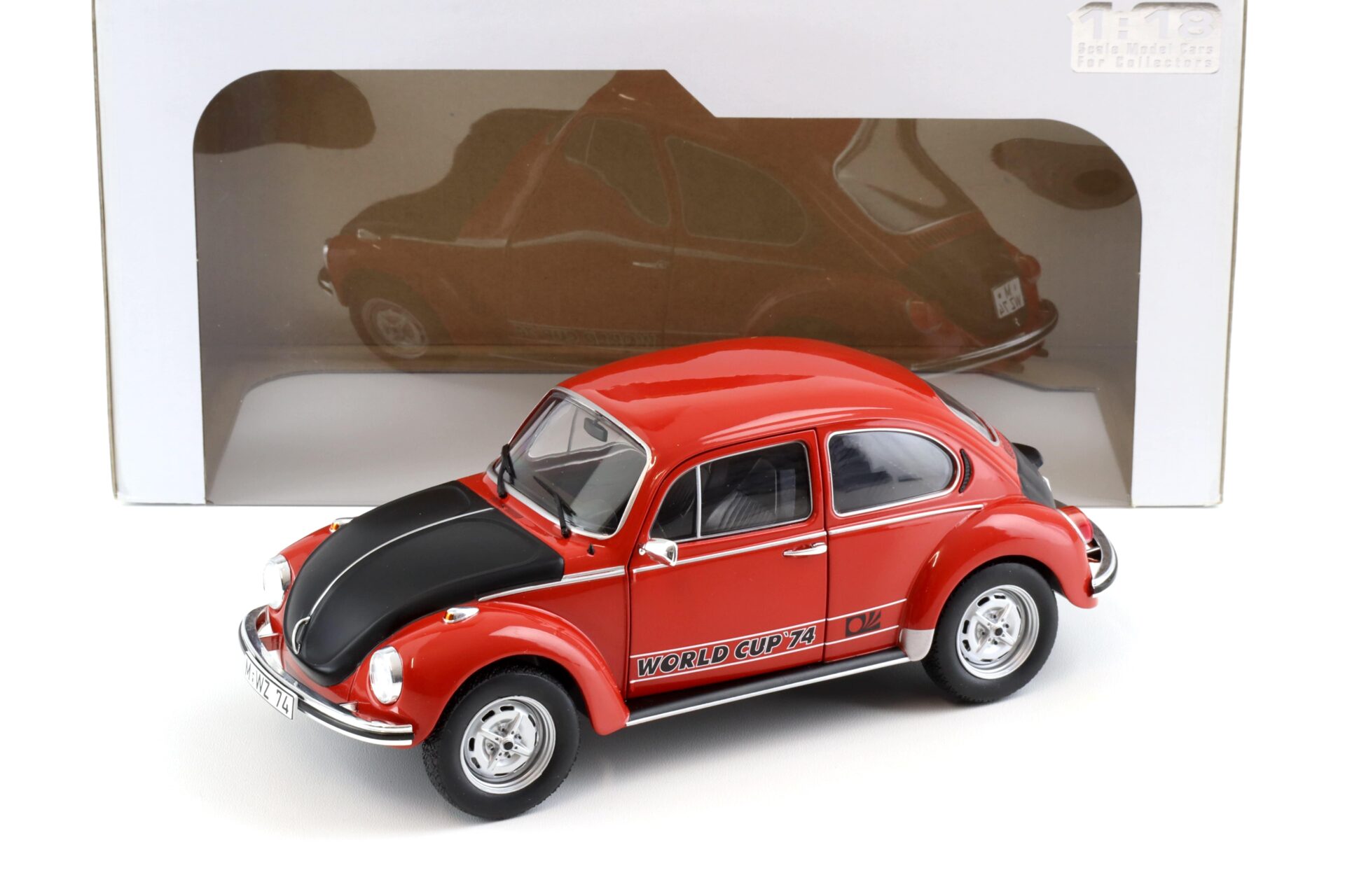 1:18 Solido VW Käfer 1303 World Cup Edition 1974 red/ black