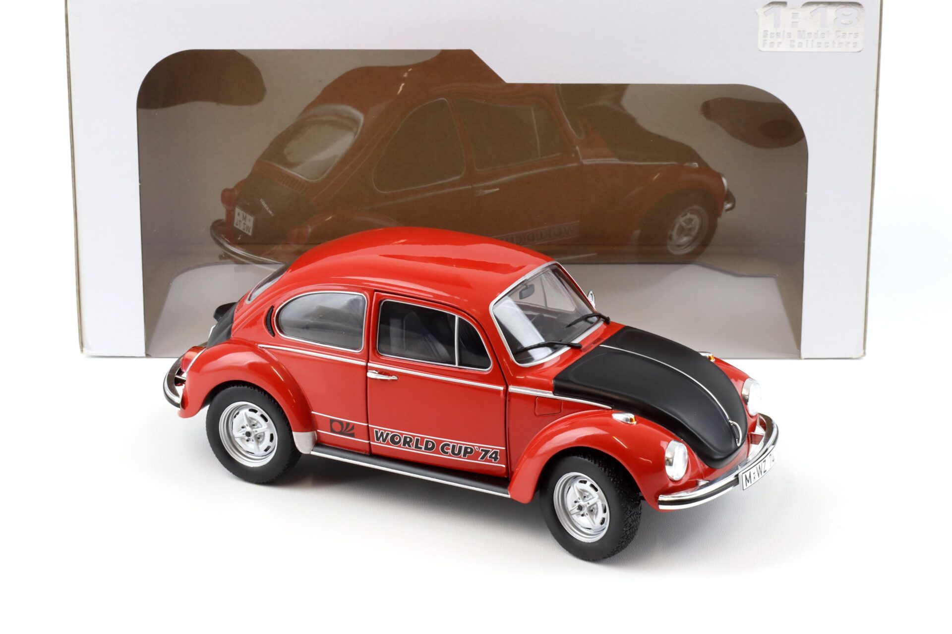 1:18 Solido VW Käfer 1303 World Cup Edition 1974 red/ black