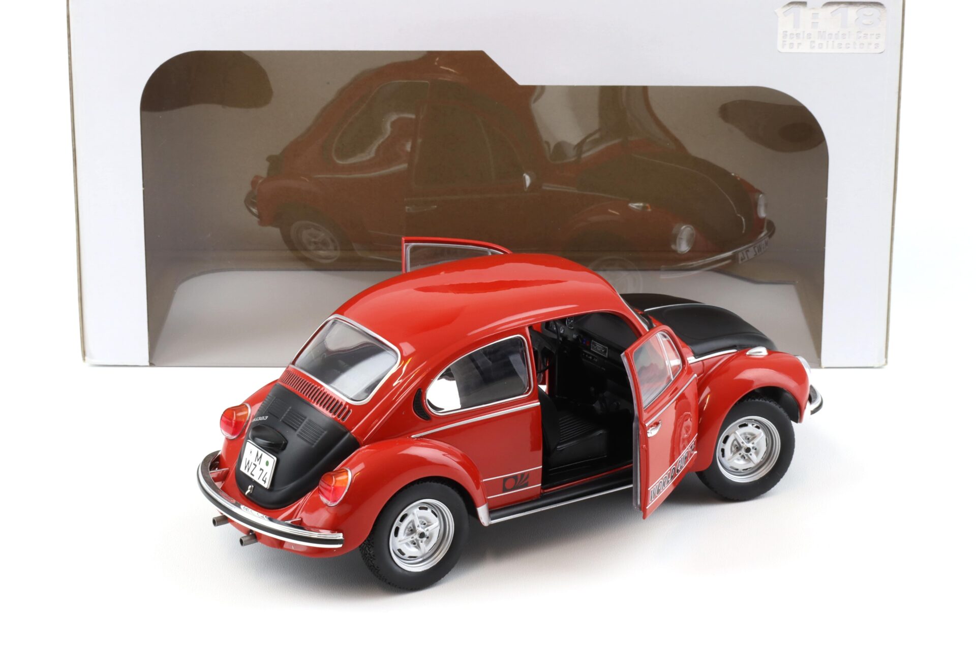 1:18 Solido VW Käfer 1303 World Cup Edition 1974 red/ black
