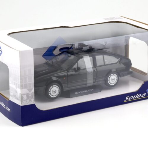 1:18 Solido Alfa Romeo GTV 6 metallic black 1985