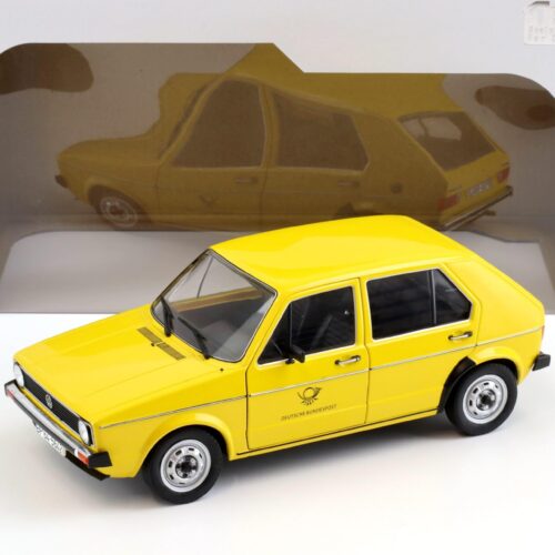 1:18 Solido VW Golf 1 Deutsche Bundespost Post yellow