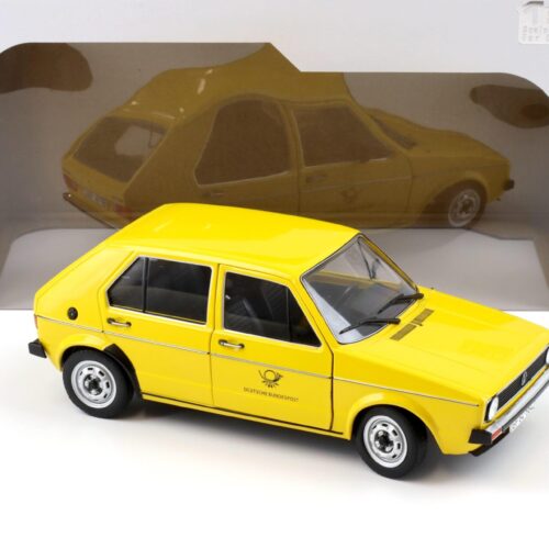 1:18 Solido VW Golf 1 Deutsche Bundespost Post yellow