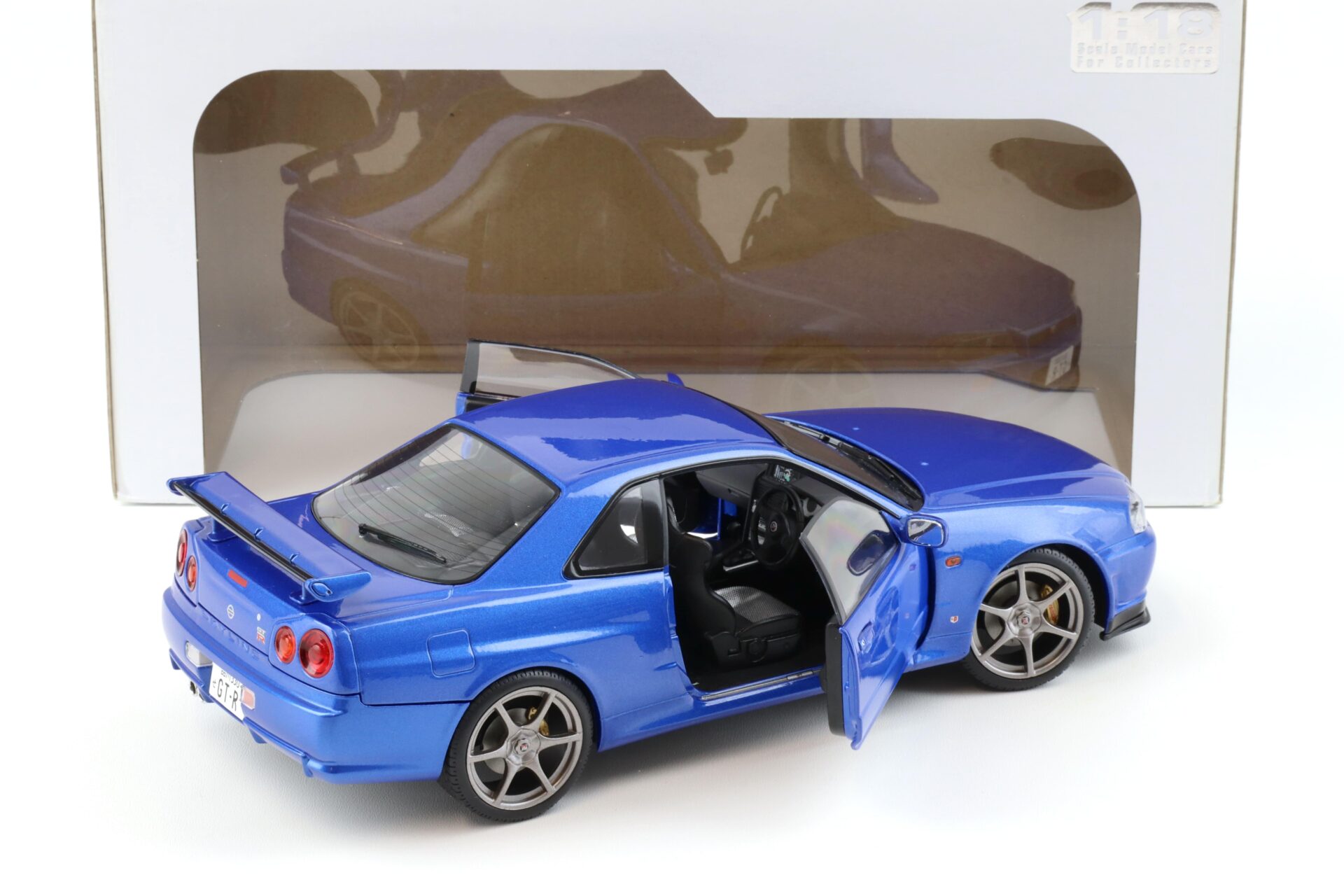 1:18 Solido Nissan Skyline GT-R R34 Bayside blue 1999
