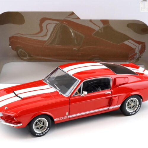1:18 Solido Shelby Mustang GT500 Coupe red/ white stripes 1967