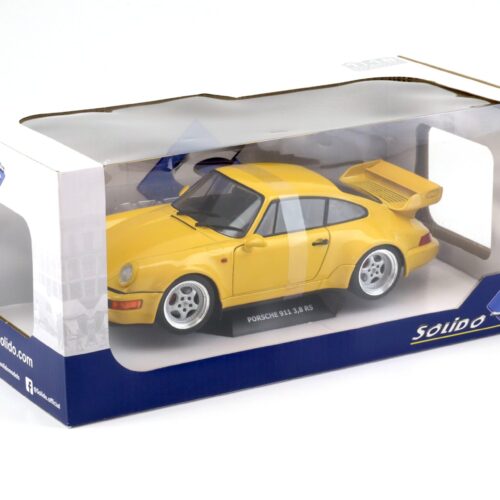 1:18 Solido Porsche 911 964 Carrera RS 3.8 yellow 1990