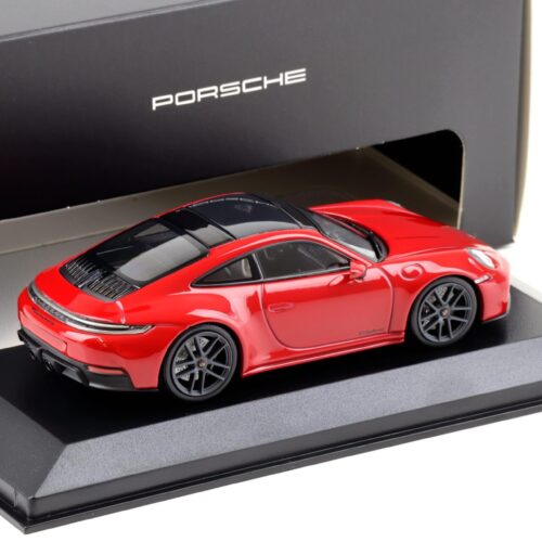 1:43 Minichamps Porsche 911 992.2 Carrera 4 GTS Coupe carmine red WAP DEALER