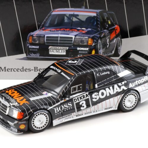1:18 WERK83 Mercedes 190E 2.5-16 EVO 2 Klaus Ludwig #3 DTM Champion 1992 Collectors box