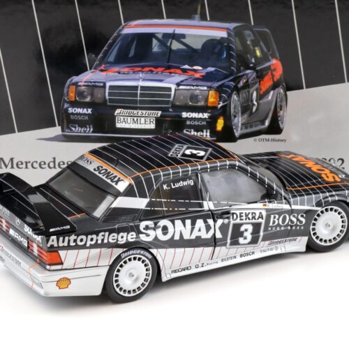 1:18 WERK83 Mercedes 190E 2.5-16 EVO 2 Klaus Ludwig #3 DTM Champion 1992 Collectors box