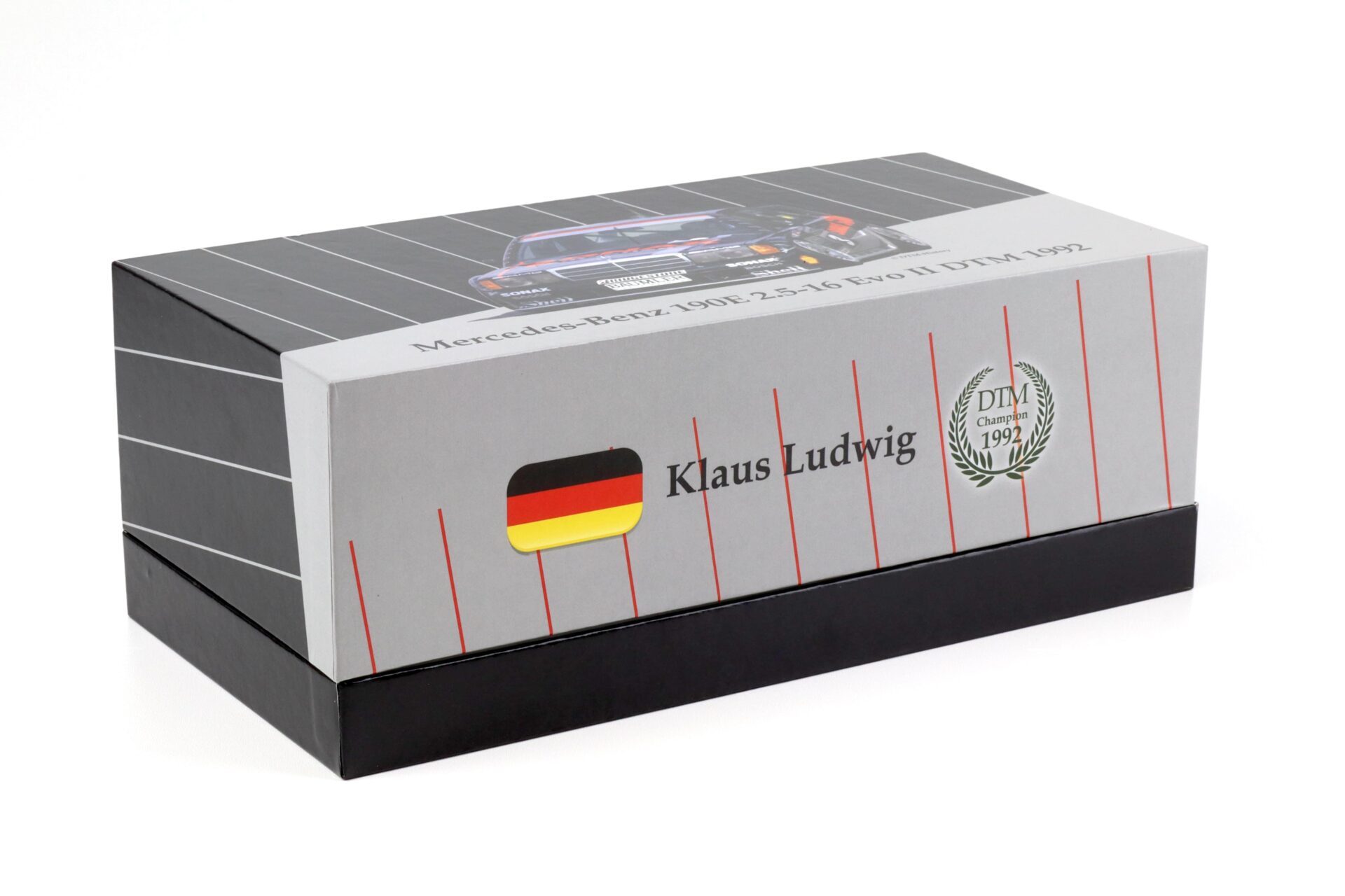 1:18 WERK83 Mercedes 190E 2.5-16 EVO 2 Klaus Ludwig #3 DTM Champion 1992 Collectors box