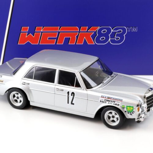 1:18 WERK83 Mercedes AMG 300 SEL 6.8 - 12h Paul Ricard 1971 #12 Behrmann/Jabouille/Dolhem