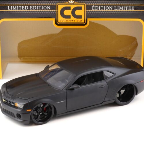 1:18 JADA Toys 2010 Chevrolet Camaro SS Coupe Collectors Club matt black