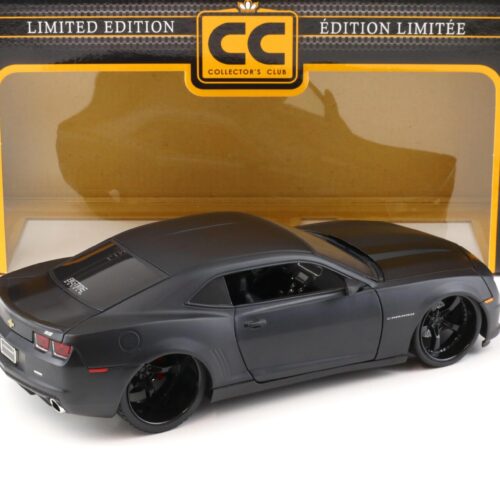 1:18 JADA Toys 2010 Chevrolet Camaro SS Coupe Collectors Club matt black