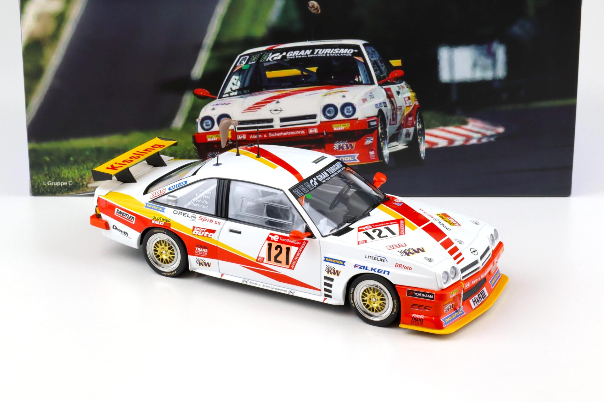 1:18 WERK83 Opel Manta #121 Spiess Fuchsschwanz 24h Nürburgring 2023 Beckmann/ Hass