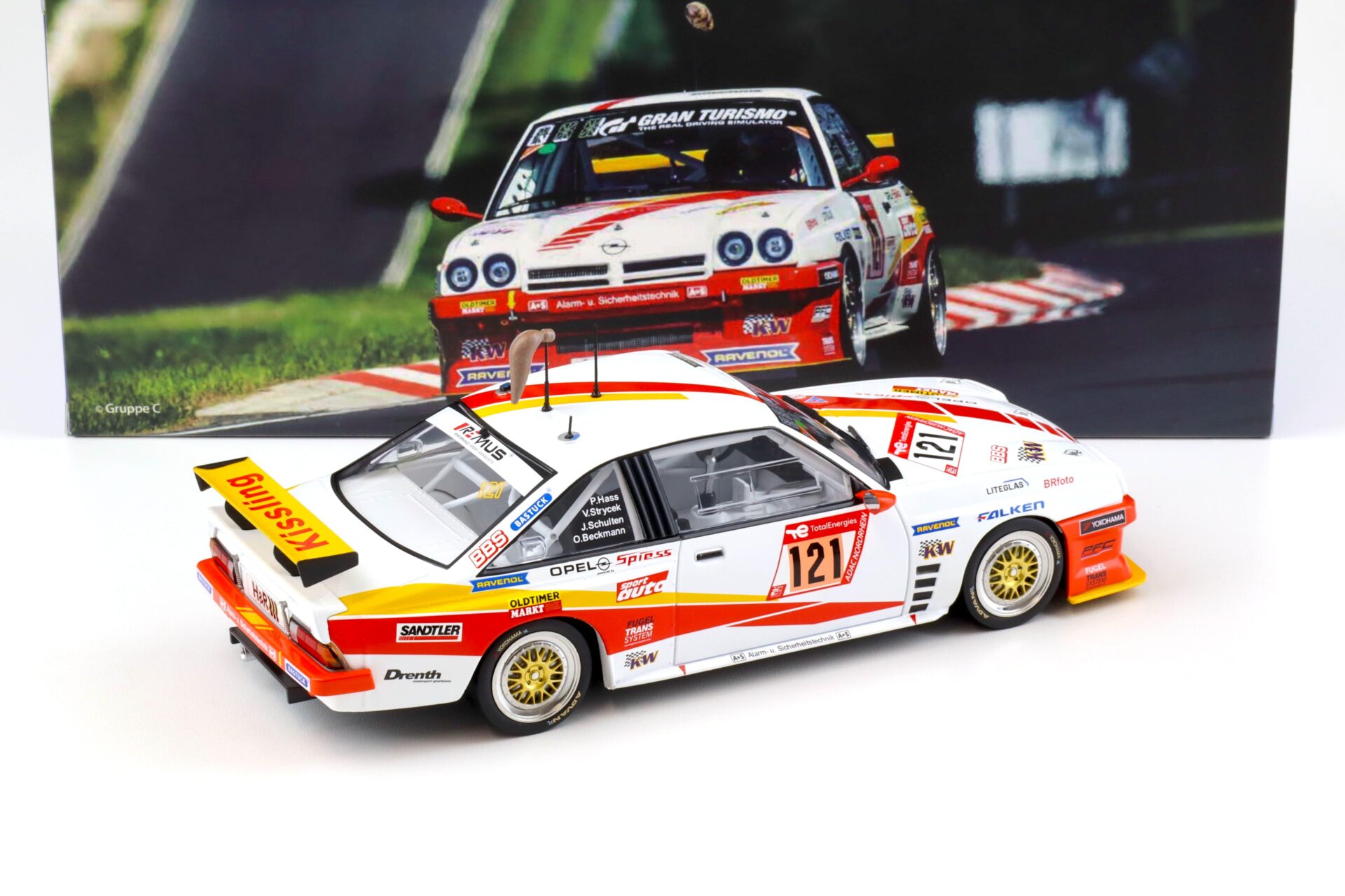 1:18 WERK83 Opel Manta #121 Spiess Fuchsschwanz 24h Nürburgring 2023 Beckmann/ Hass