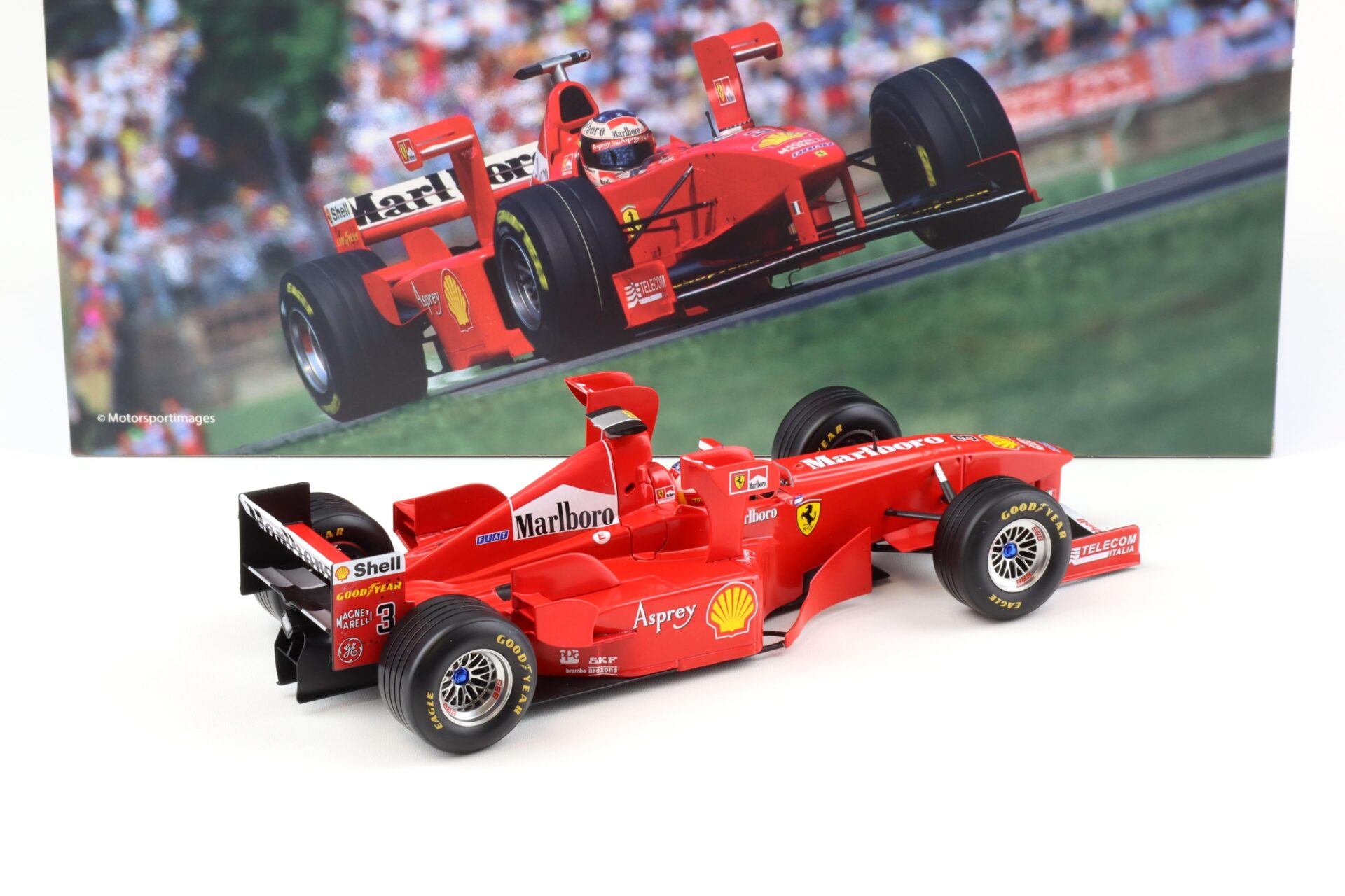 1:18 WERK83 Ferrari F300 Formel 1 F1 Imola Tower Wing 1998 Michael Schumacher #3