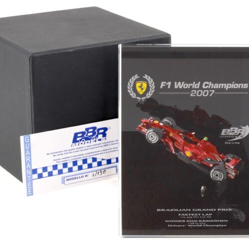 1:43 BBR Ferrari F2007 GP Brasile 2007 Räikkönen World Champ - Limited 150 pcs.