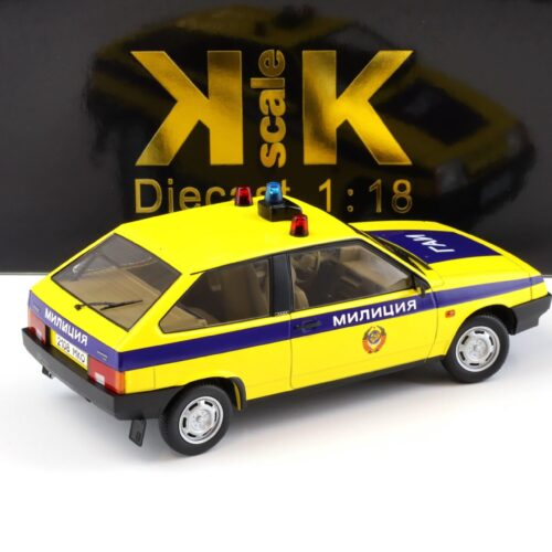 1:18 KK-Scale Lada Samara Police SU Milizija 1984 yellow/ blue