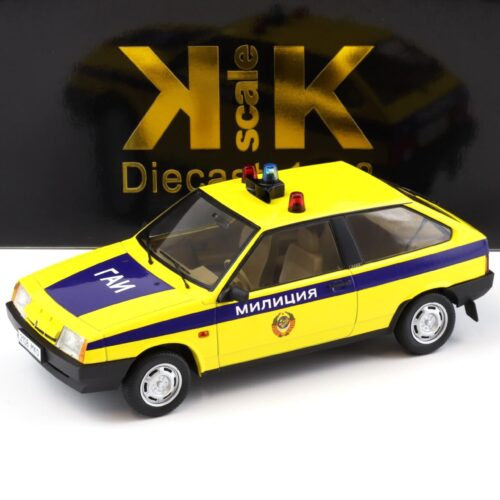1:18 KK-Scale Lada Samara Police SU Milizija 1984 yellow/ blue