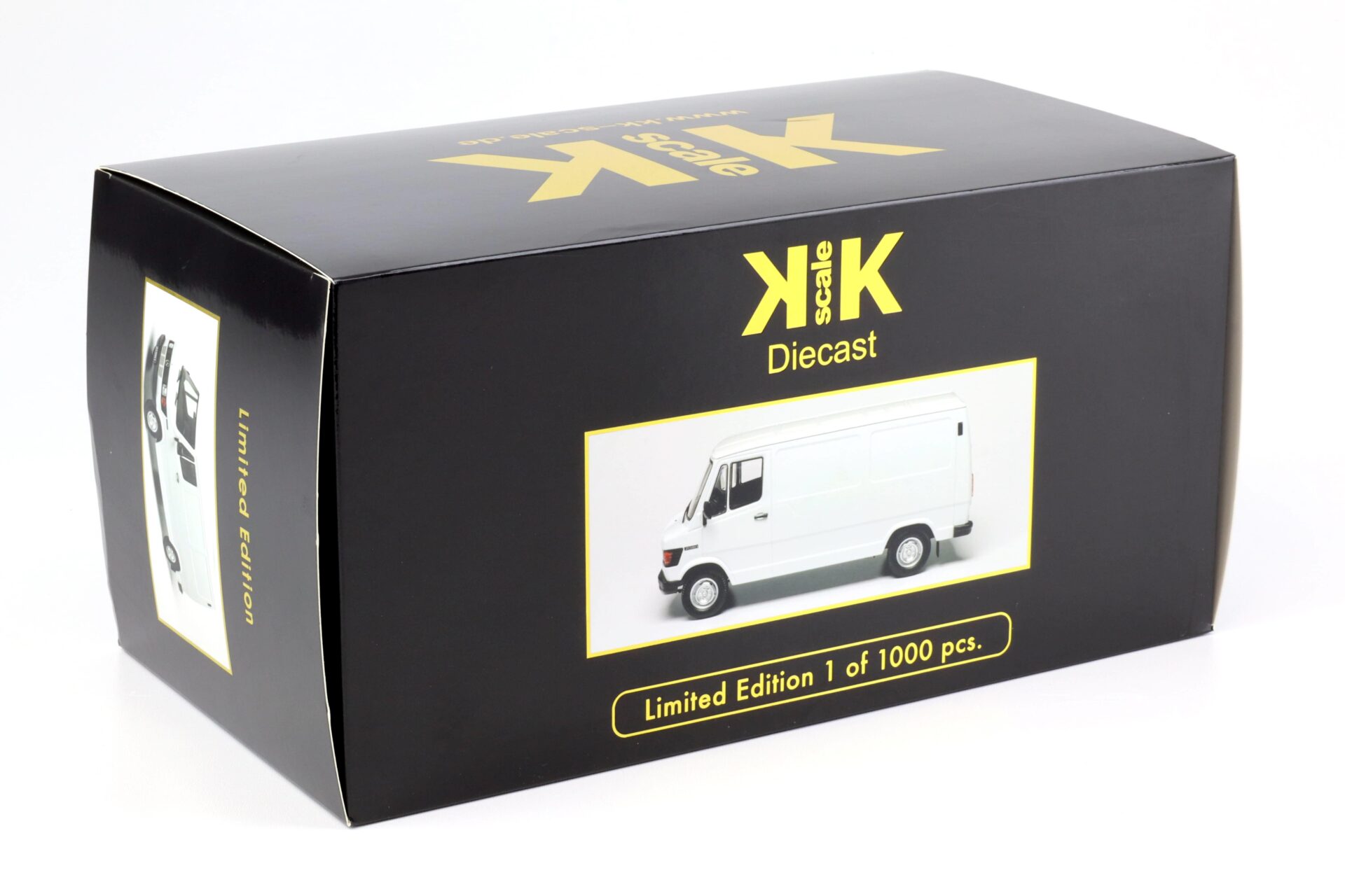 1:18 KK-Scale Mercedes 208D Kastenwagen Delivery Van white