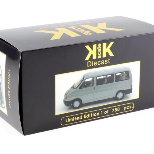1:18 KK-Scale VW T4 Caravelle Bus 1992 silver-grey metallic