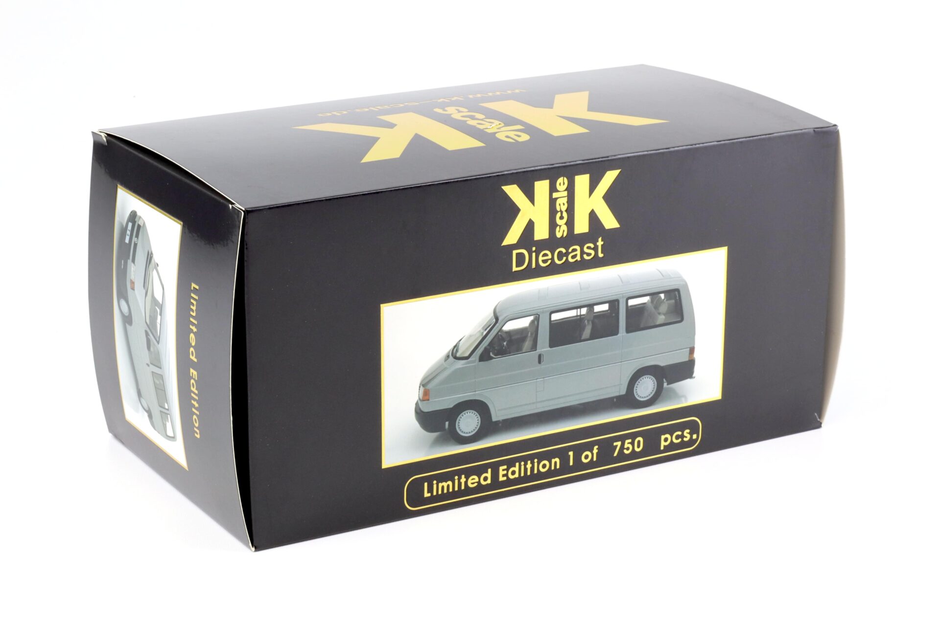 1:18 KK-Scale VW T4 Caravelle Bus 1992 silver-grey metallic
