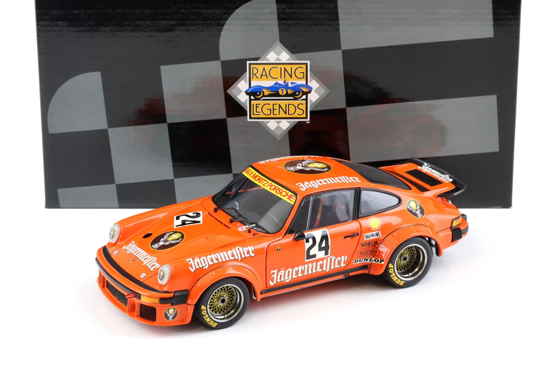 1:18 Exoto Porsche 934 RSR 1000km Nürburgring 1976 Jägermeister #24 RLG18095