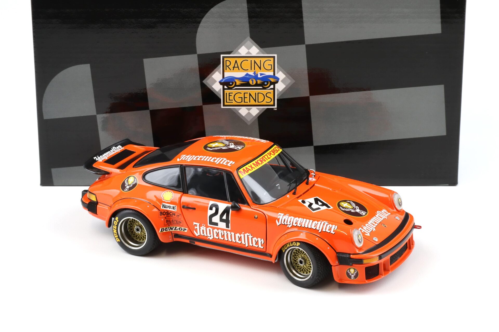 1:18 Exoto Porsche 934 RSR 1000km Nürburgring 1976 Jägermeister #24 RLG18095