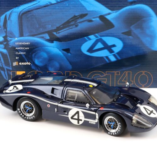 1:18 Exoto Ford GT40 MK IV 24h Le Mans 1967 Hulme/ Ruby #4 blue RLG18056