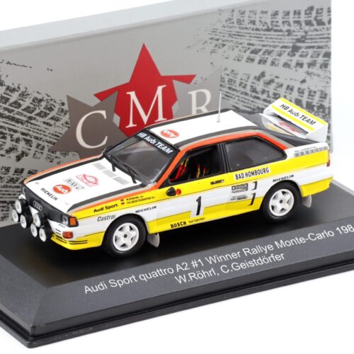 1:43 CMR Audi Sport Quattro A2 #1 Winner Rallye Monte Carlo 1984 Röhrl/ Geistdörfer
