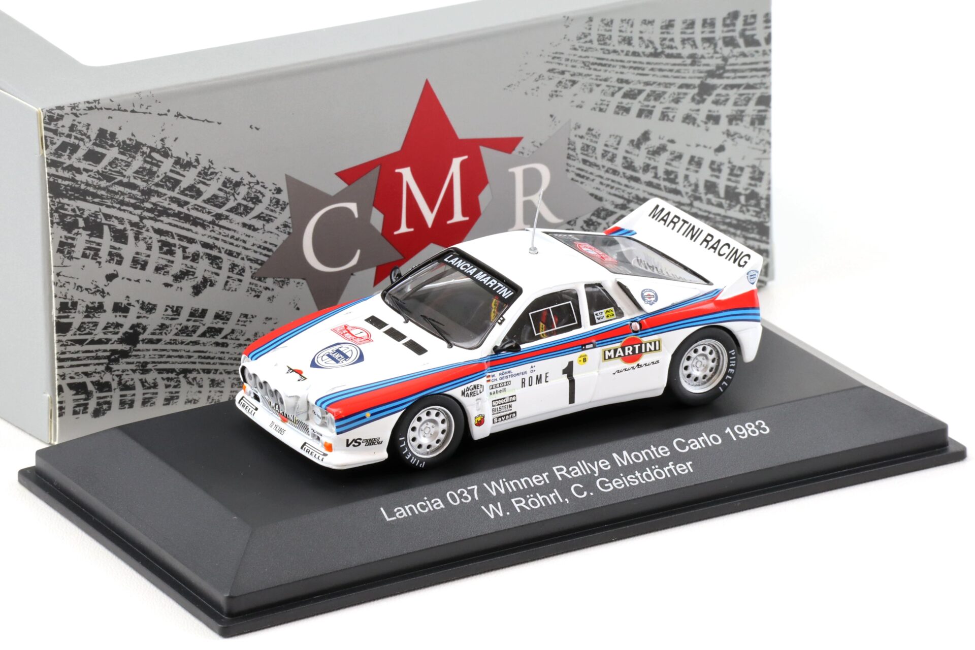 1:43 CMR Lancia 037 #1 Winner Rallye Monte Carlo 1983 Röhrl/ Geistdörfer