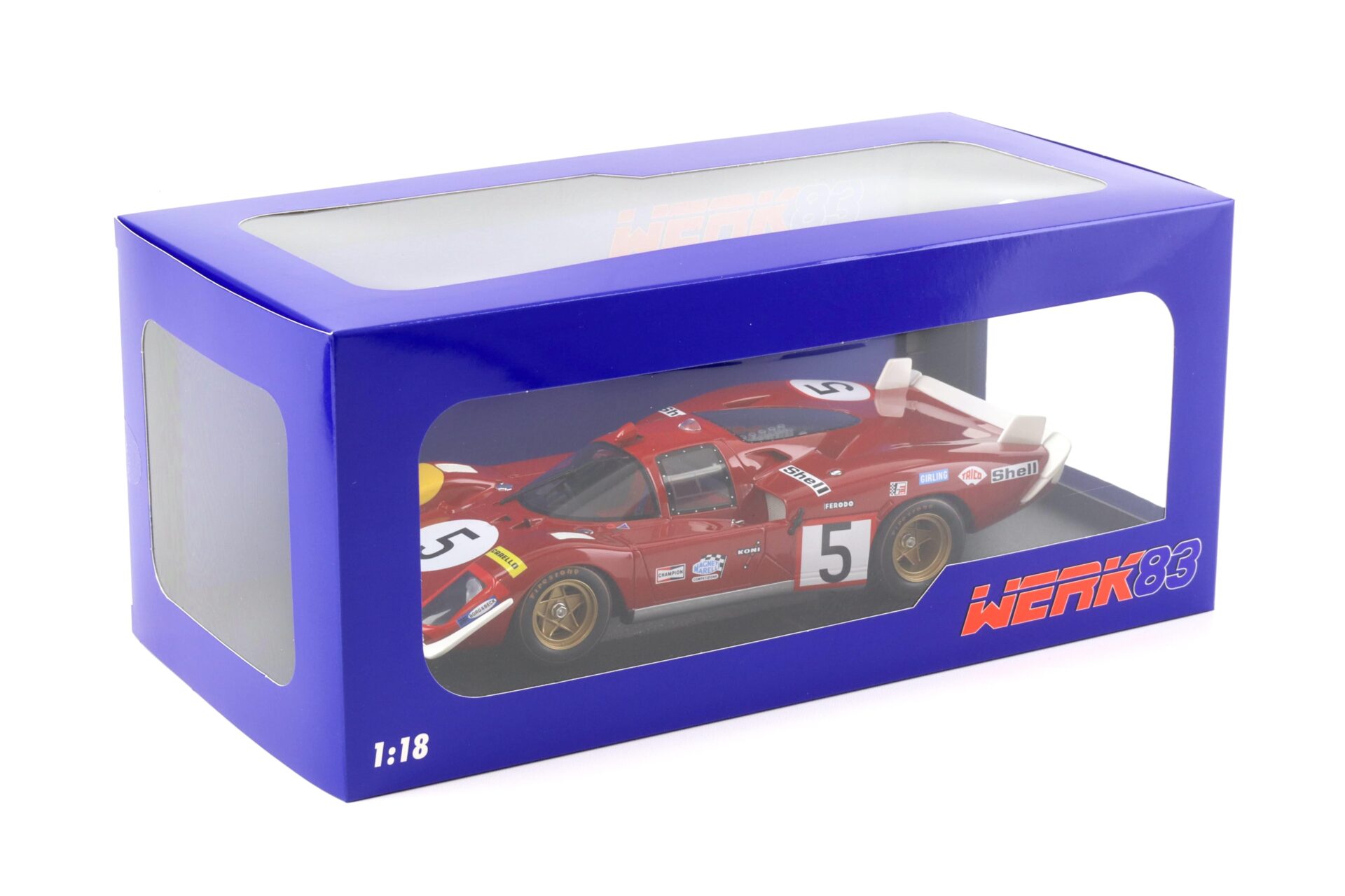 1:18 WERK83 Resin Ferrari 512S 24h Le Mans 1970 #5 Ickx/ Schetty