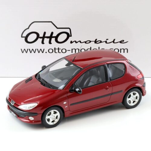 1:18 OTTO mobile OT1039 Peugeot 206 S16 red metallic 1999