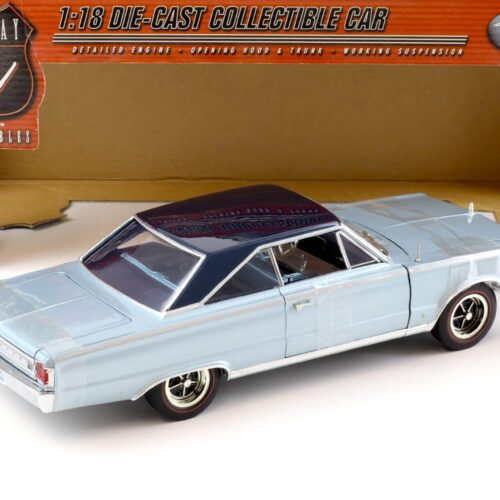 1:18 Highway61 Plymouth Belvedere II blue metallic/ dark blue 1967
