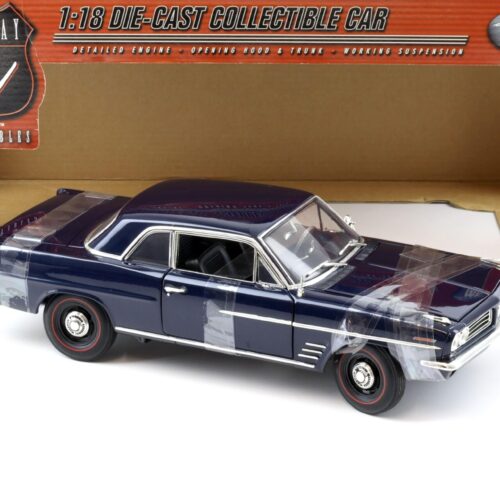 1:18 Highway61 Pontiac Lemans Coupe 1963 dark blue 50147